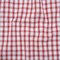 1 Yard Cotton Shirting Red Baby Blue and White Plaid Deadstock